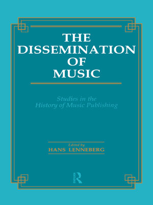 cover image of Dissemination of Music